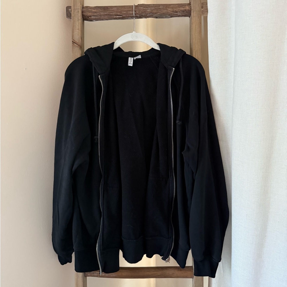 Black Zip-Up Hoodie - Picture 2 of 2